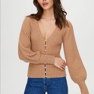 Wilfred Pearl Button Sweater